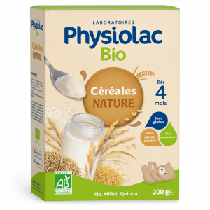 PHYSIOLAC Céréales Bébé Nature Bio