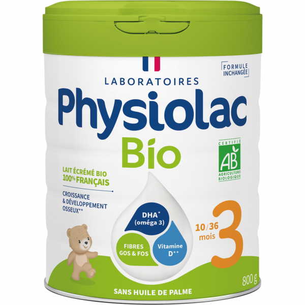 PHYSIOLAC Lait de croissance Bio